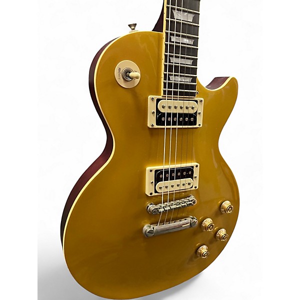 Used Epiphone Les Paul Traditional Pro Gold Top Solid Body Electric Guitar
