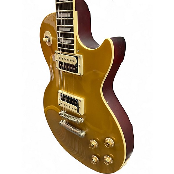 Used Epiphone Les Paul Traditional Pro Gold Top Solid Body Electric Guitar