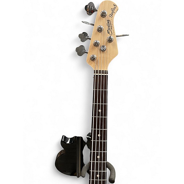 Used Sterling by Music Man Ray5 5 String Ruby Red Burst Electric Bass Guitar