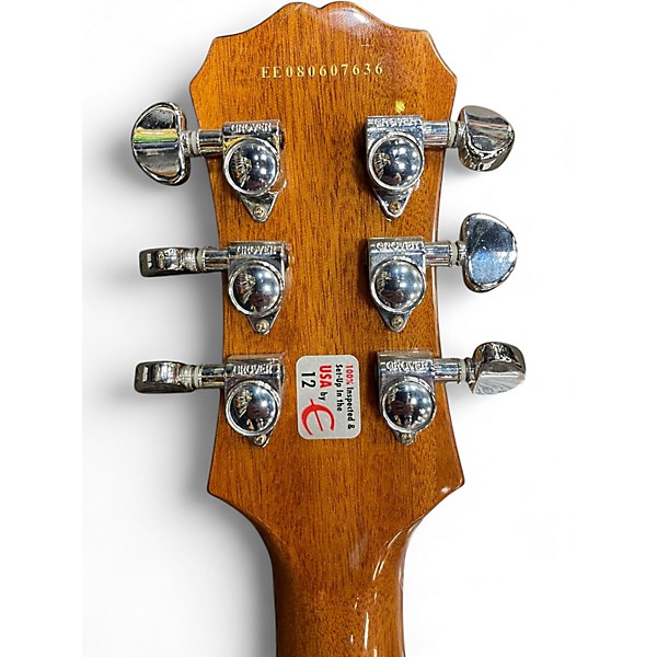 Used 2008 Epiphone Les Paul Standard Honey Burst Solid Body Electric Guitar