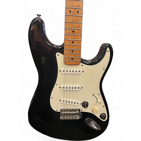 Used Fender PARTSCASTER Black Solid Body Electric Guitar