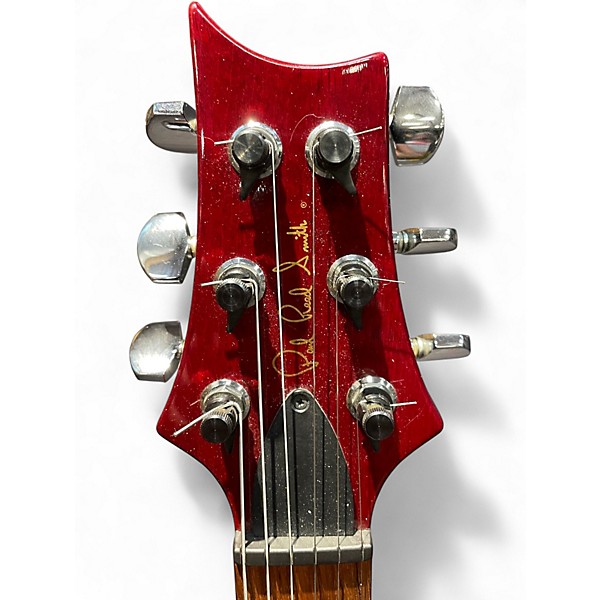 Vintage 1990 PRS Standard 24 Vintage Cherry Transparent Solid Body Electric Guitar