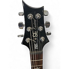Used PRS SE Custom 24 Black Solid Body Electric Guitar