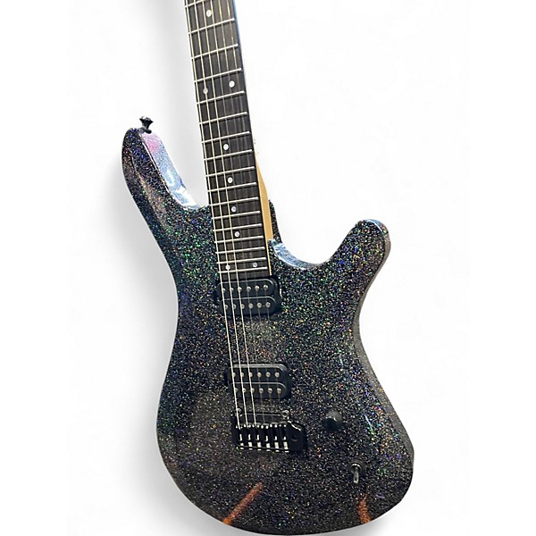 Used Kiesel Vanquish 6 Rainbow Sparkle Solid Body Electric Guitar