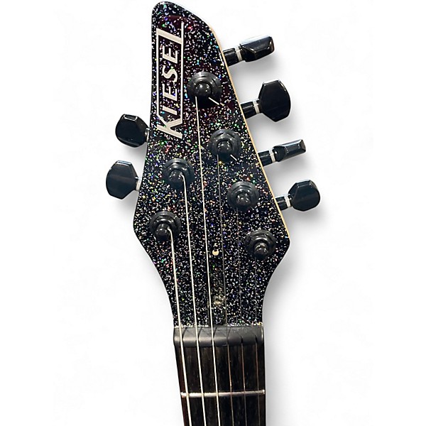 Used Kiesel Vanquish 6 Rainbow Sparkle Solid Body Electric Guitar