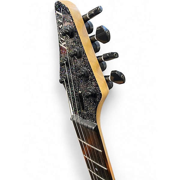Used Kiesel Vanquish 6 Rainbow Sparkle Solid Body Electric Guitar