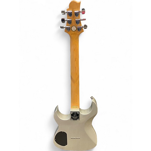 Used Greg Bennett Design by Samick INTERCEPTOR SILVER Solid Body Electric Guitar