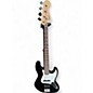 Used Squier Affinity Jazz Bass Black Electric Bass Guitar thumbnail
