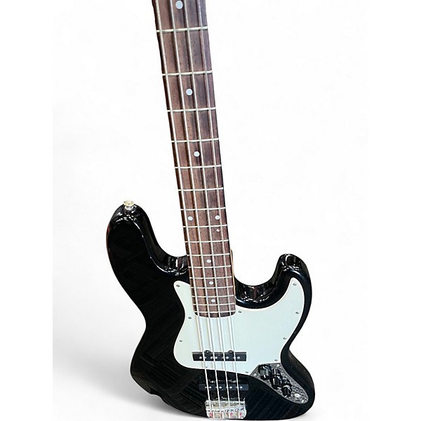 Used Squier Affinity Jazz Bass Black Electric Bass Guitar