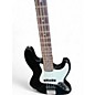 Used Squier Affinity Jazz Bass Black Electric Bass Guitar