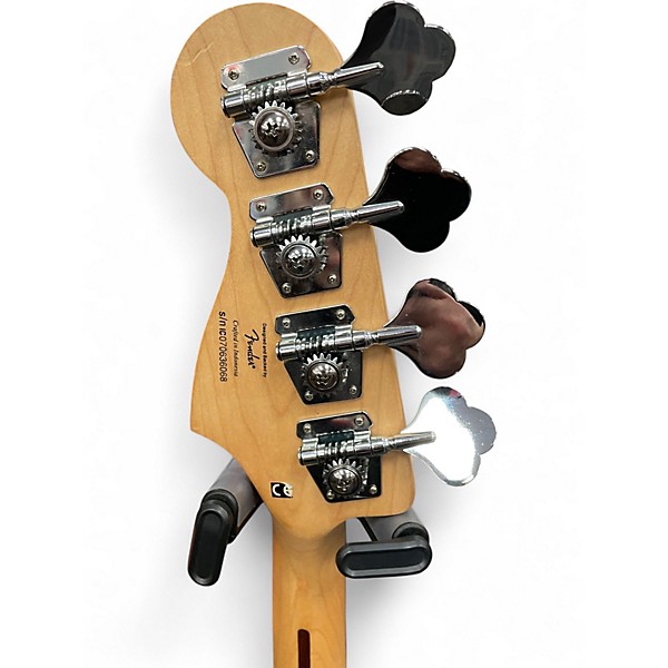 Used Squier Affinity Jazz Bass Black Electric Bass Guitar