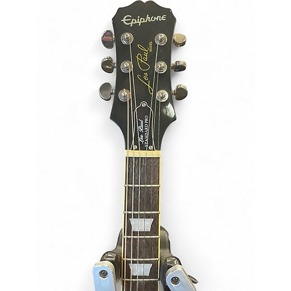 Used Epiphone Les Paul Standard Pro Tiger Burst Solid Body Electric Guitar