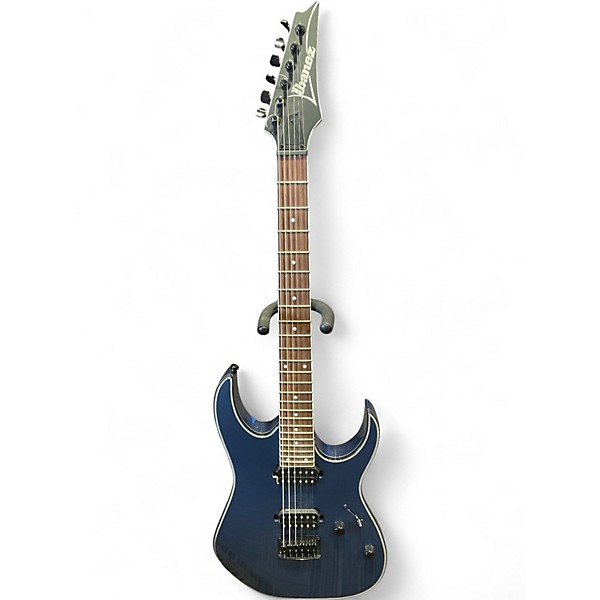 Used Ibanez RG421EX Blue Solid Body Electric Guitar