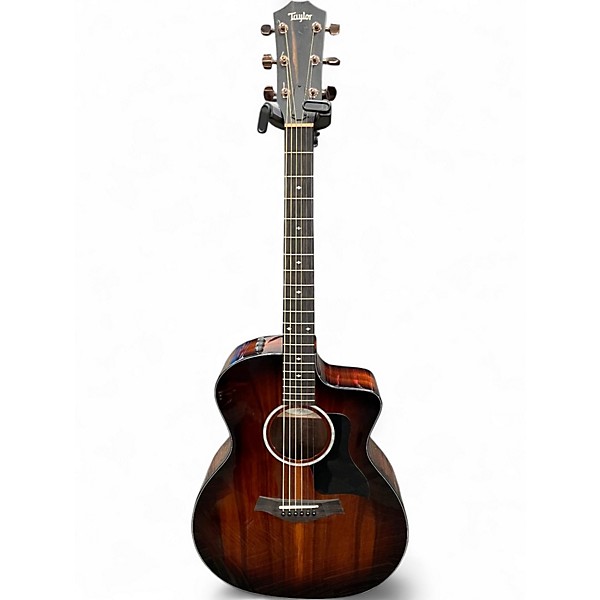 Used Taylor 224CEKDLX SHADED EDGEBURST Acoustic Electric Guitar