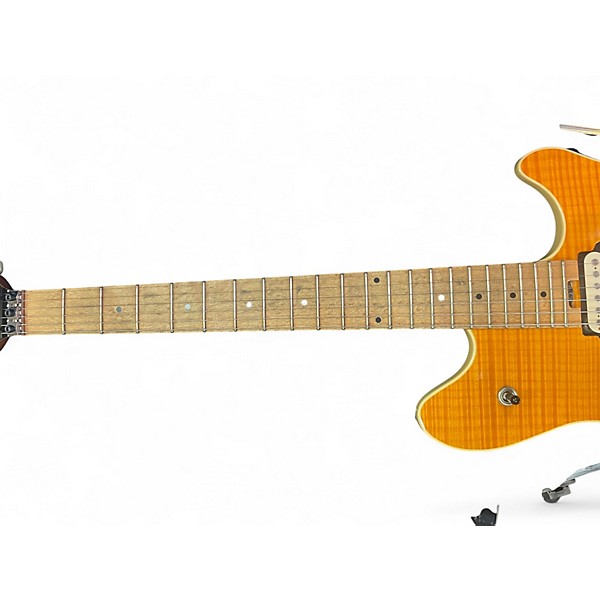 Used Peavey Wolfgang Standard Deluxe Amber Solid Body Electric Guitar