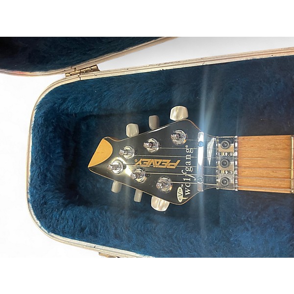 Used Peavey Wolfgang Standard Deluxe Amber Solid Body Electric Guitar