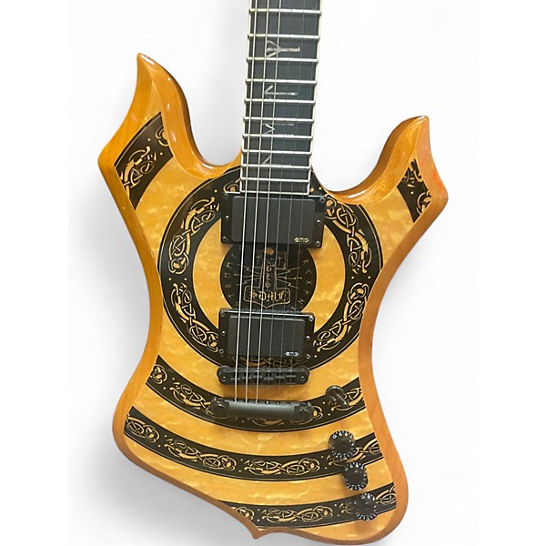 Used Wylde Audio nomad norse dragon bullseye Solid Body Electric Guitar