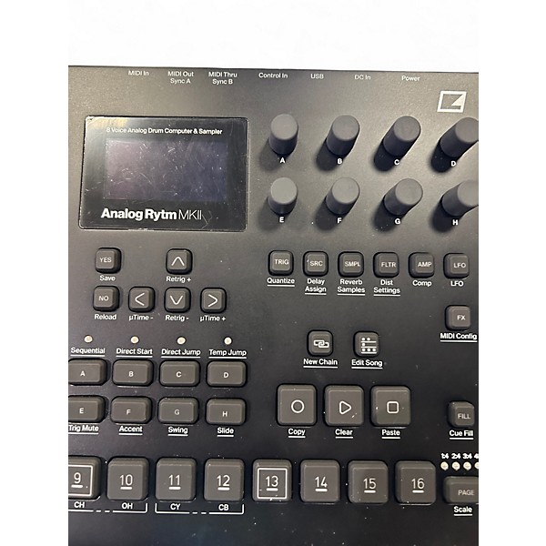 Used Elektron ANALOG RYTM MKII Drum Machine