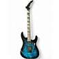 Used Jackson JS20 DKQ 2PT Transparent Blue Burst Solid Body Electric Guitar thumbnail