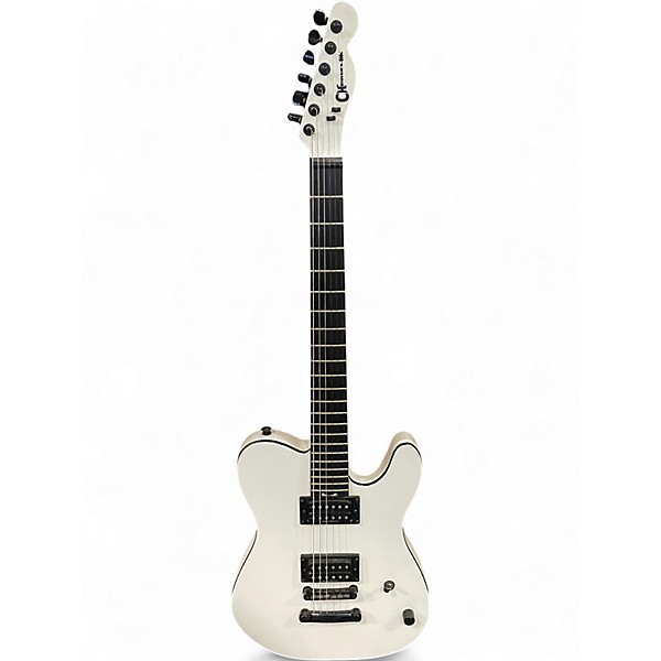 Used Charvel Joe Duplantier Signature Pro-Mod San Dimas Style 2 HH Satin White Solid Body Electric Guitar