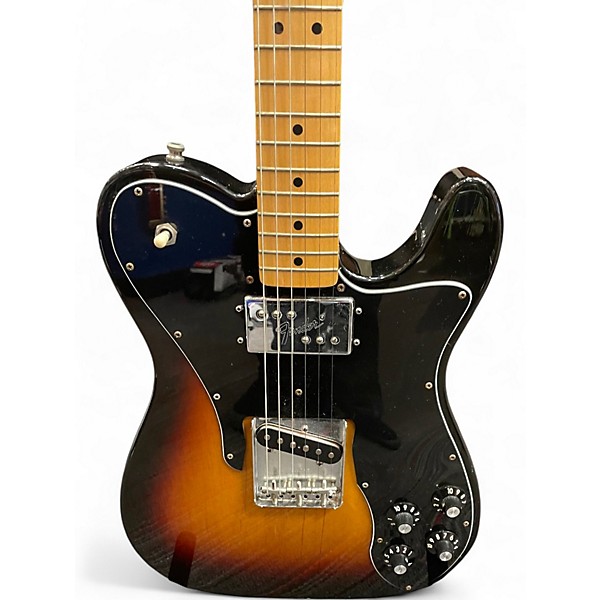 Used Fender 1972 Reissue Custom Telecaster 2 Sunburst Solid Body Electric Guitar