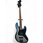 Used Squier Contemporary Jazz Bass Blue Sparkle Burst Electric Bass Guitar thumbnail