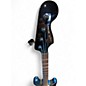 Used Squier Contemporary Jazz Bass Blue Sparkle Burst Electric Bass Guitar