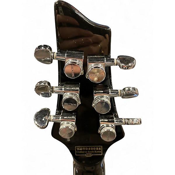 Used Schecter Guitar Research Hellraiser V1 WHITE Solid Body Electric Guitar