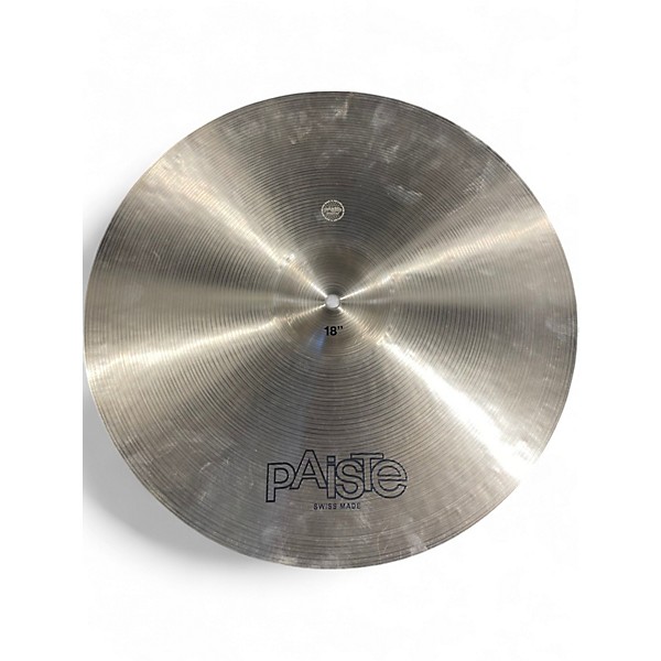 Used Paiste 18in Formula 602 Classic Sounds Paperthin Crash Cymbal