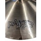 Used Paiste 18in Formula 602 Classic Sounds Paperthin Crash Cymbal
