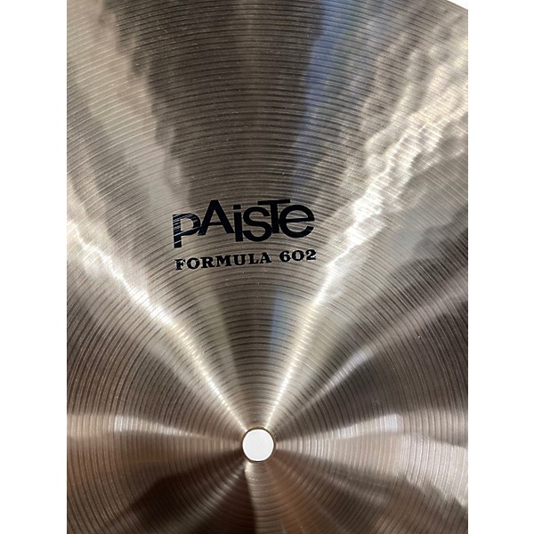 Used Paiste 20in Formula 602 Classic Sounds Paperthin Crash Cymbal