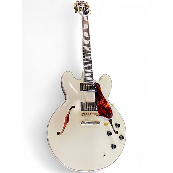 Used Epiphone ICG 1959 ES335 White Hollow Body Electric Guitar