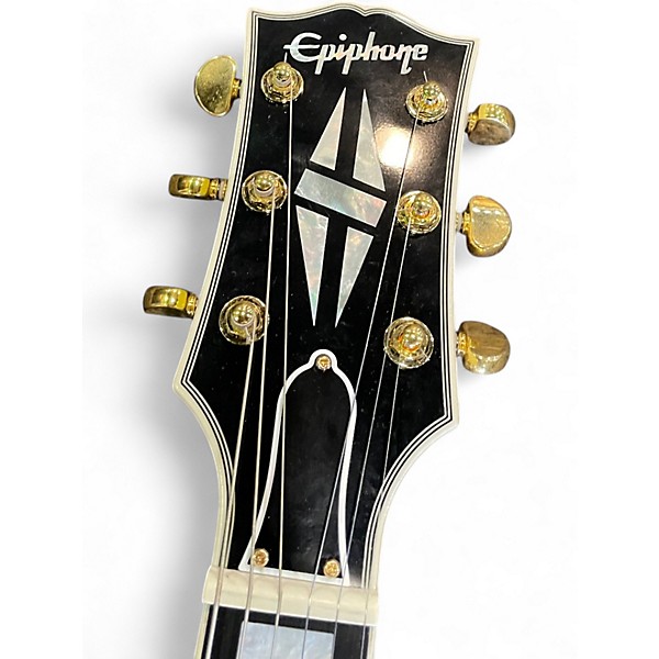 Used Epiphone ICG 1959 ES335 White Hollow Body Electric Guitar