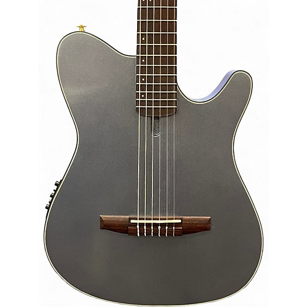 Used Ibanez FRH10N Blue Classical Acoustic Electric Guitar