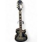 Used Epiphone Les Paul Custom Pro Black and Silver Solid Body Electric Guitar thumbnail