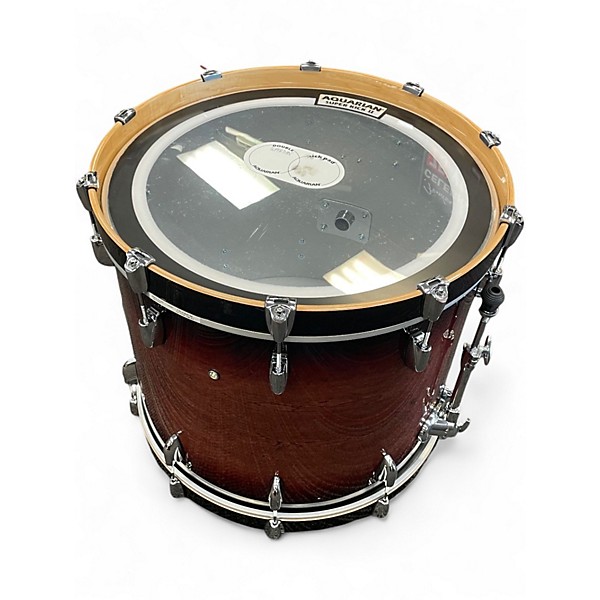 Used Gretsch Drums 6 Piece renown maple Dark Cherry Burst Drum Kit