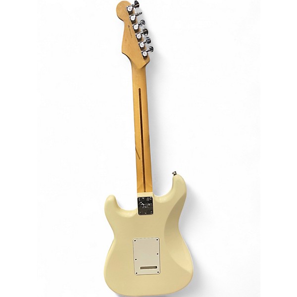 Used Fender American Standard Stratocaster Olympic White Solid Body Electric Guitar