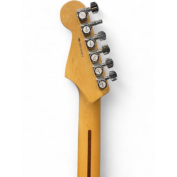 Used Fender American Standard Stratocaster Olympic White Solid Body Electric Guitar