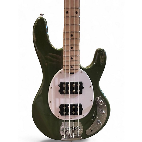 Used Sterling by Music Man Sub STINGRAY RAY4HH OLIVE Electric Bass Guitar