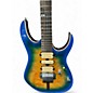 Used Ibanez RG6PFGML TD Geiser Blue Burst Solid Body Electric Guitar