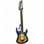 Used Ibanez RG6PFGML TD Geiser Blue Burst Solid Body Electric Guitar