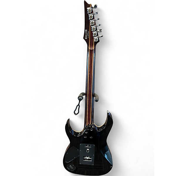 Used Ibanez RG6PFGML TD Geiser Blue Burst Solid Body Electric Guitar