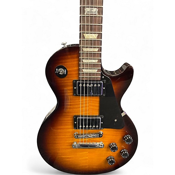 Used 2014 Gibson Les Paul Studio Tobacco Burst Candy Solid Body Electric Guitar