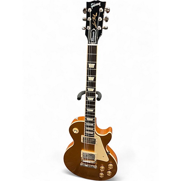 Used Gibson Les Paul Classic Gold Solid Body Electric Guitar