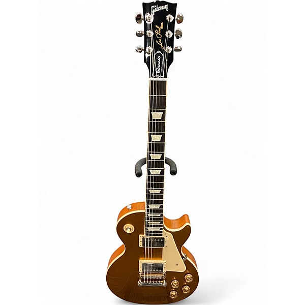 Used Gibson Les Paul Classic Gold Solid Body Electric Guitar