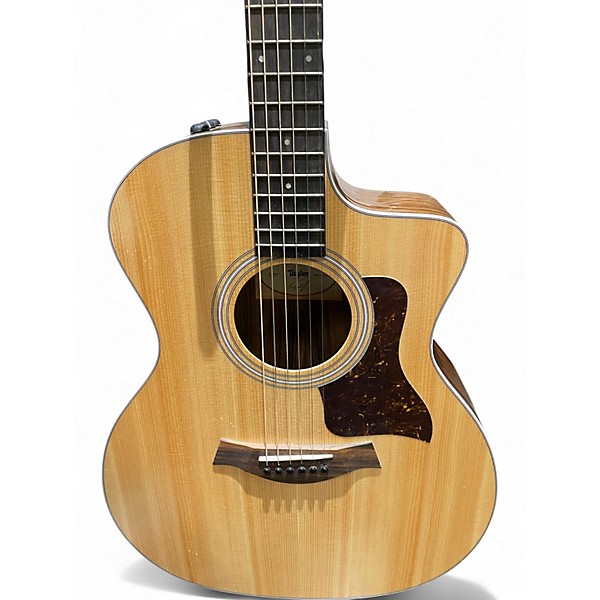 Used Taylor 214CE Natural Acoustic Electric Guitar