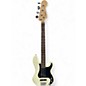 Used Fender Standard FSR Precision Bass Alpine White Electric Bass Guitar thumbnail