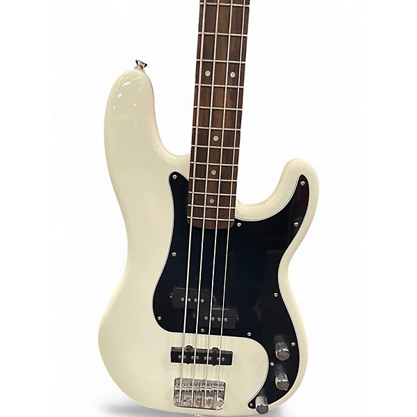 Used Fender Standard FSR Precision Bass Alpine White Electric Bass Guitar
