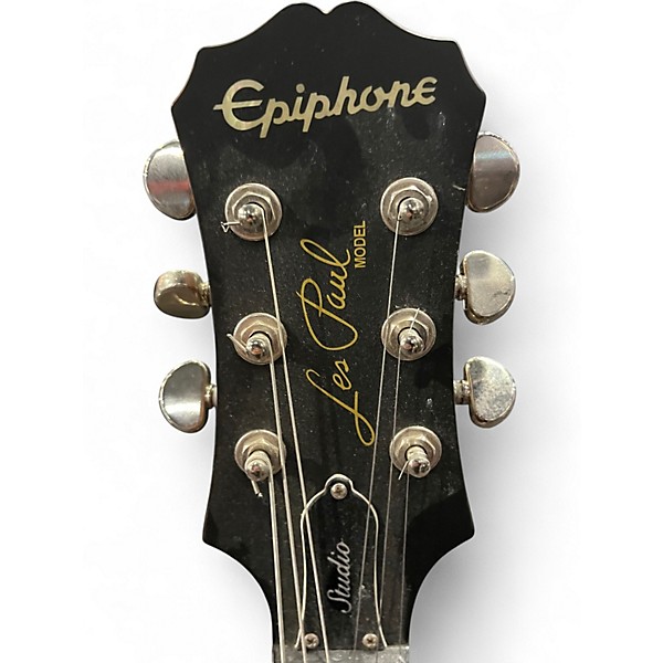 Used 2011 Epiphone Les Paul Studio Brown Solid Body Electric Guitar