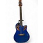 Used Ovation CE44P-8TO Celebrity blue Acoustic Electric Guitar thumbnail